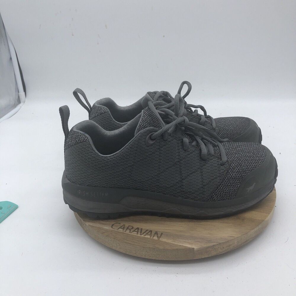 Irish Setter Nisswa Oxford Womens 7 Grey Hiking Work Aluminum Toe Shoes Sneaker